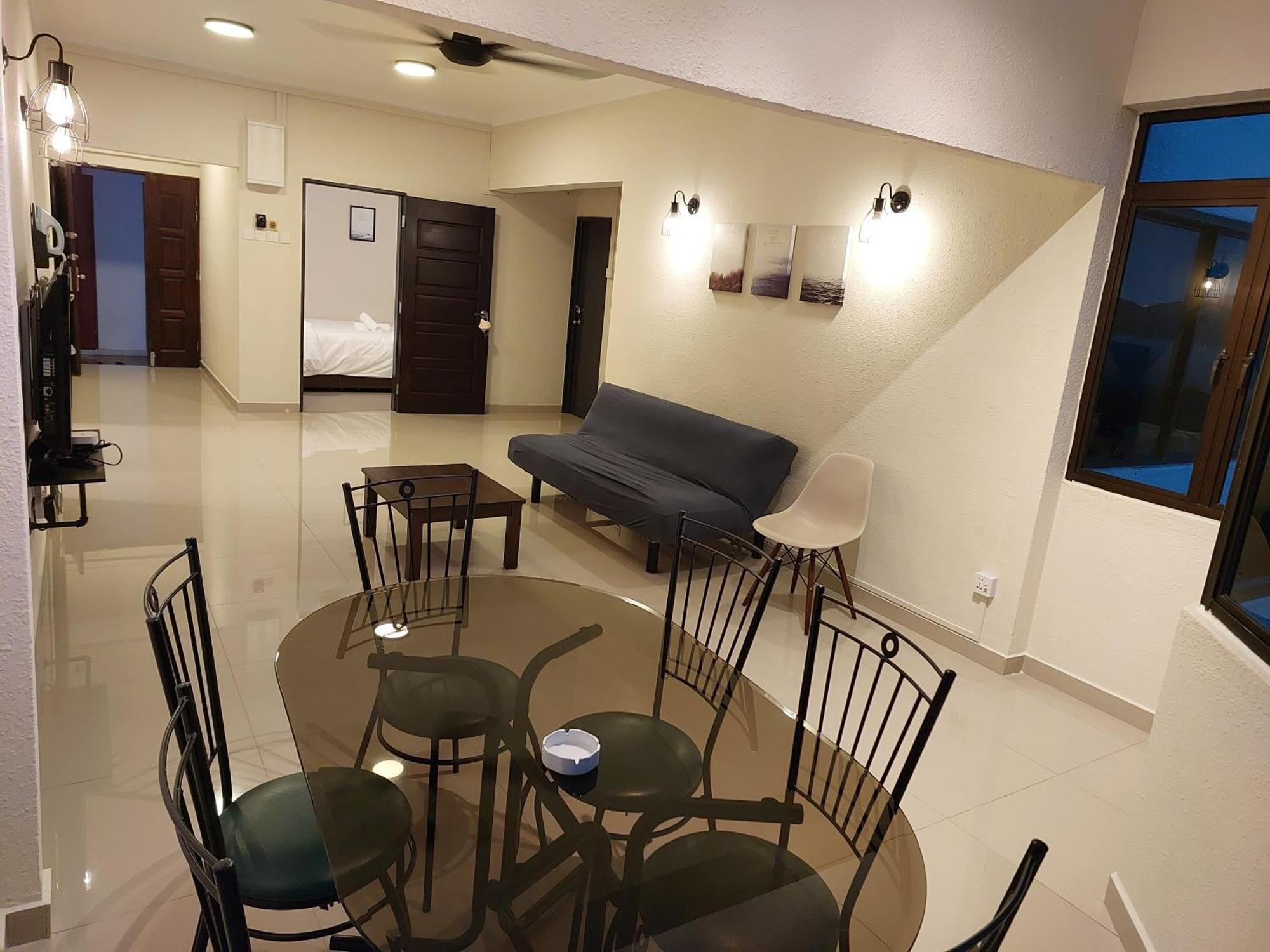 Batu Ferringhi Luxury Seaview Suite - 3Br חדר תמונה